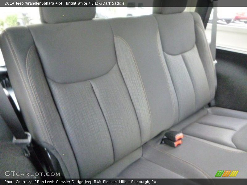 Bright White / Black/Dark Saddle 2014 Jeep Wrangler Sahara 4x4