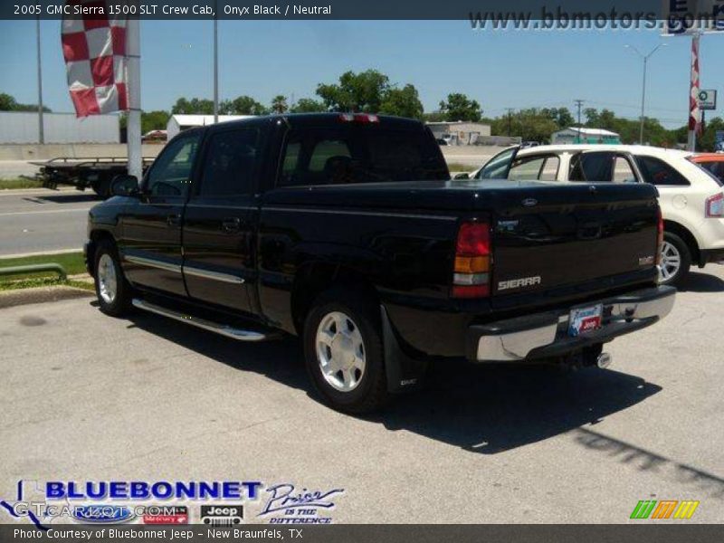 Onyx Black / Neutral 2005 GMC Sierra 1500 SLT Crew Cab