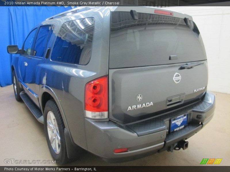 Smoke Gray Metallic / Charcoal 2010 Nissan Armada Platinum 4WD