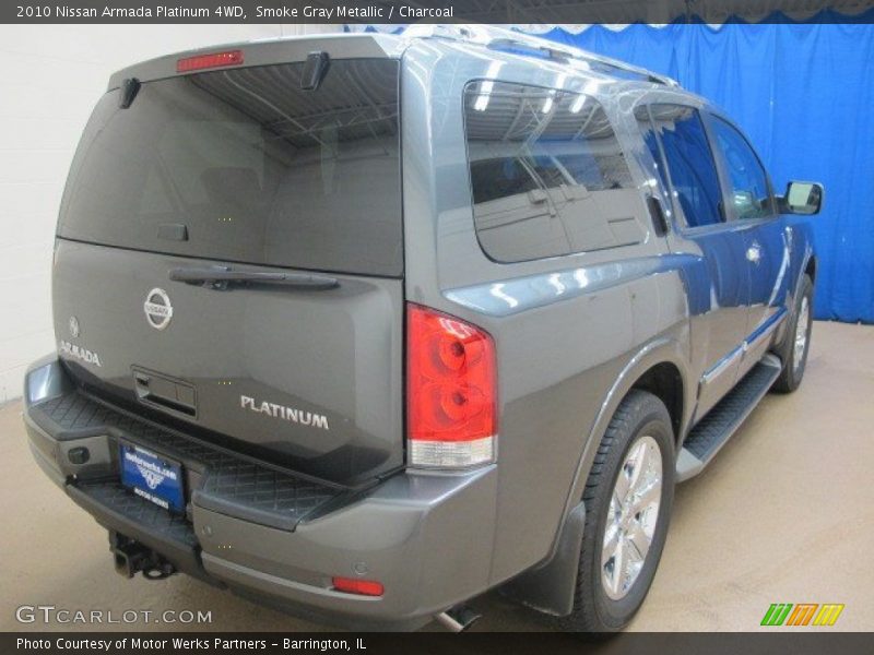 Smoke Gray Metallic / Charcoal 2010 Nissan Armada Platinum 4WD