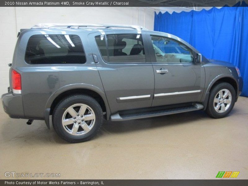 Smoke Gray Metallic / Charcoal 2010 Nissan Armada Platinum 4WD