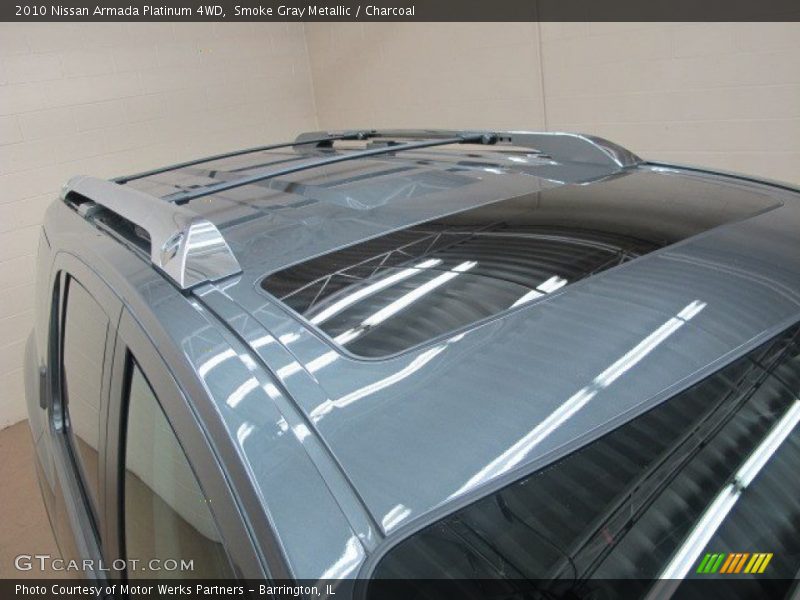 Smoke Gray Metallic / Charcoal 2010 Nissan Armada Platinum 4WD