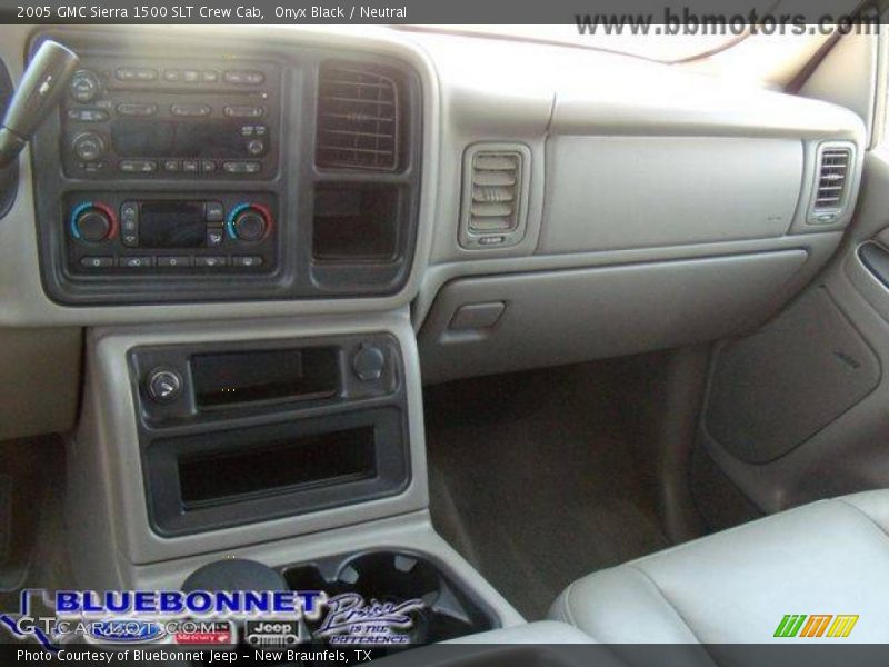 Onyx Black / Neutral 2005 GMC Sierra 1500 SLT Crew Cab