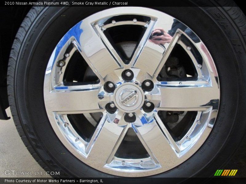 Smoke Gray Metallic / Charcoal 2010 Nissan Armada Platinum 4WD