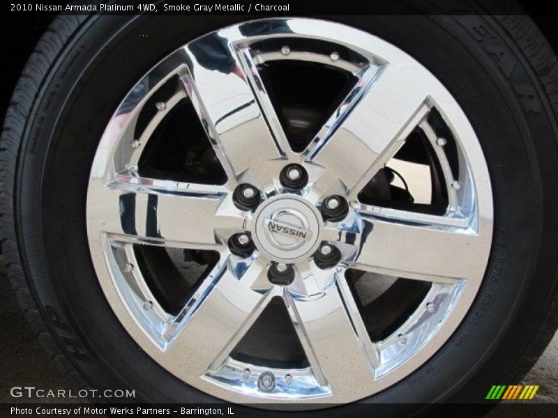Smoke Gray Metallic / Charcoal 2010 Nissan Armada Platinum 4WD