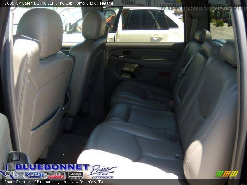 Onyx Black / Neutral 2005 GMC Sierra 1500 SLT Crew Cab