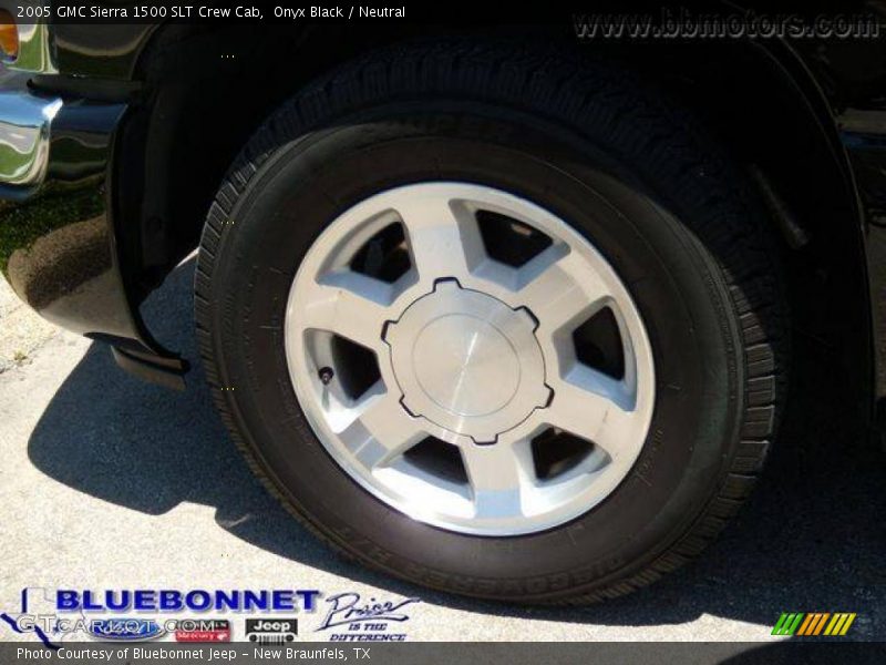Onyx Black / Neutral 2005 GMC Sierra 1500 SLT Crew Cab