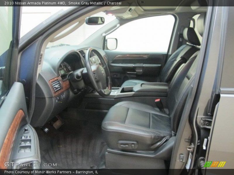 Smoke Gray Metallic / Charcoal 2010 Nissan Armada Platinum 4WD