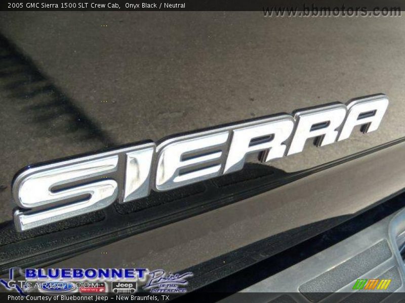 Onyx Black / Neutral 2005 GMC Sierra 1500 SLT Crew Cab