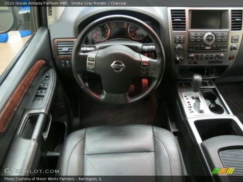 Smoke Gray Metallic / Charcoal 2010 Nissan Armada Platinum 4WD