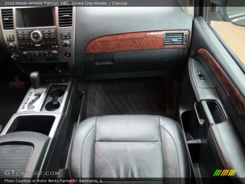 Smoke Gray Metallic / Charcoal 2010 Nissan Armada Platinum 4WD