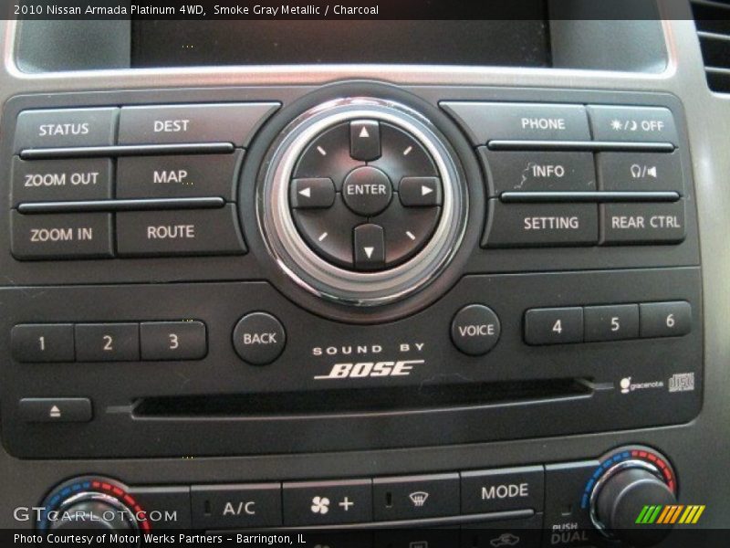 Smoke Gray Metallic / Charcoal 2010 Nissan Armada Platinum 4WD