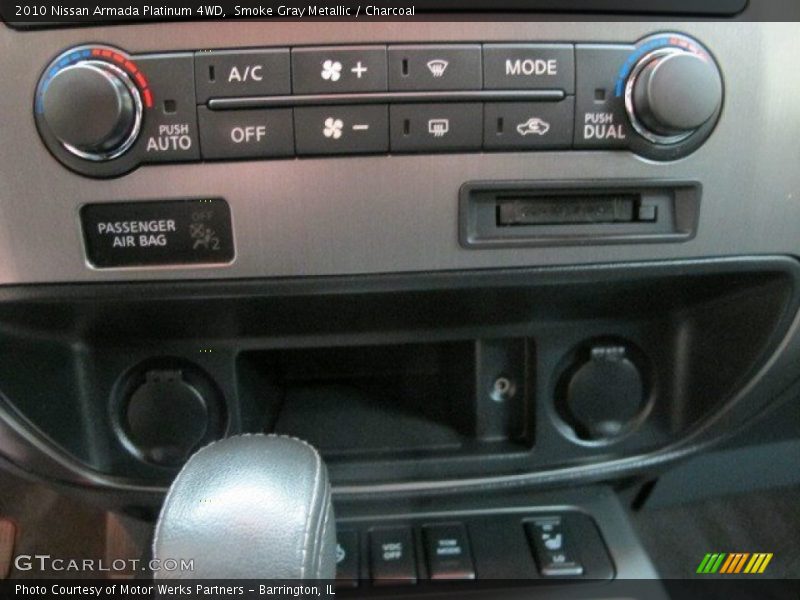Smoke Gray Metallic / Charcoal 2010 Nissan Armada Platinum 4WD