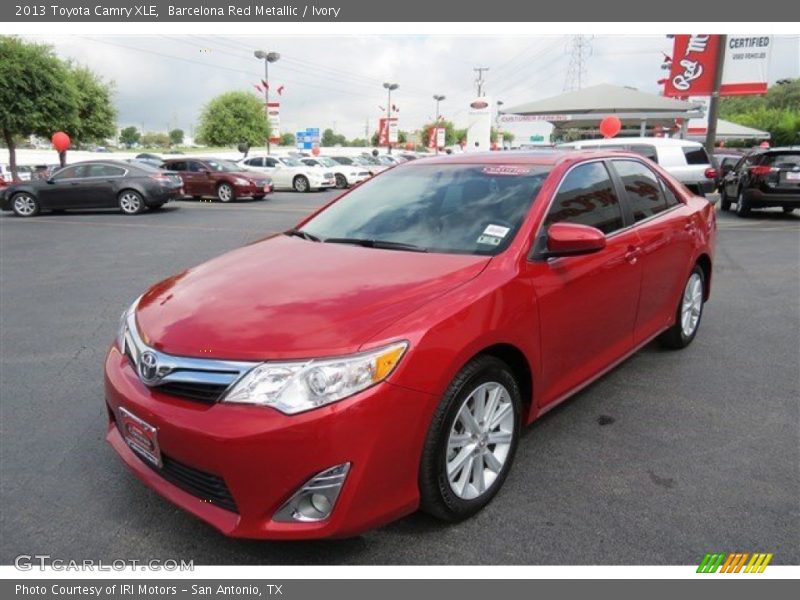 Barcelona Red Metallic / Ivory 2013 Toyota Camry XLE