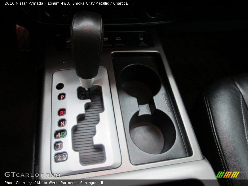 Smoke Gray Metallic / Charcoal 2010 Nissan Armada Platinum 4WD