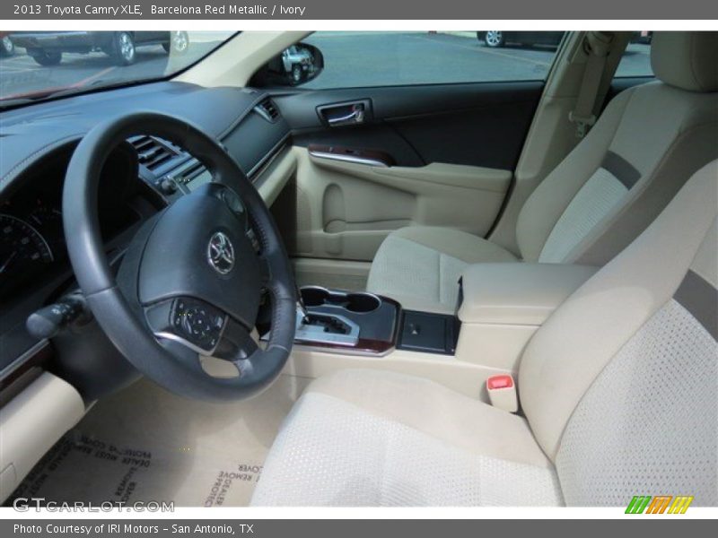 Barcelona Red Metallic / Ivory 2013 Toyota Camry XLE