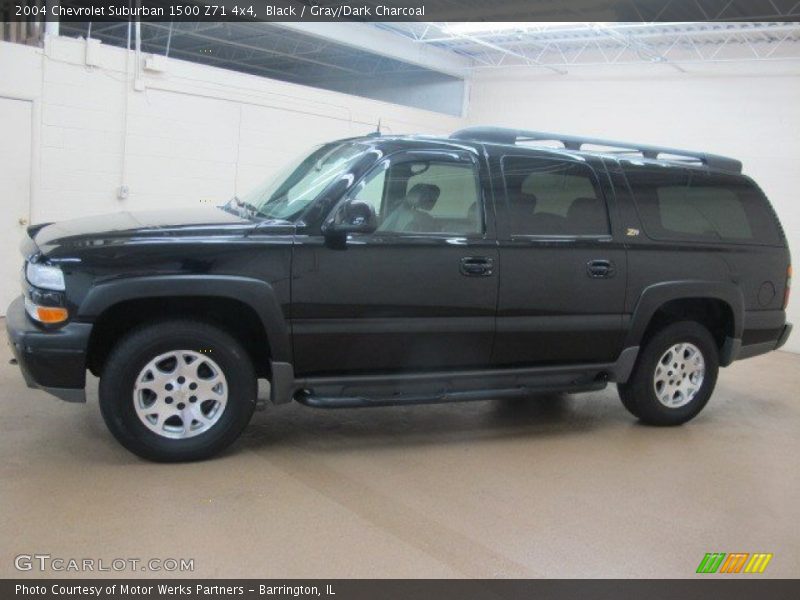 Black / Gray/Dark Charcoal 2004 Chevrolet Suburban 1500 Z71 4x4
