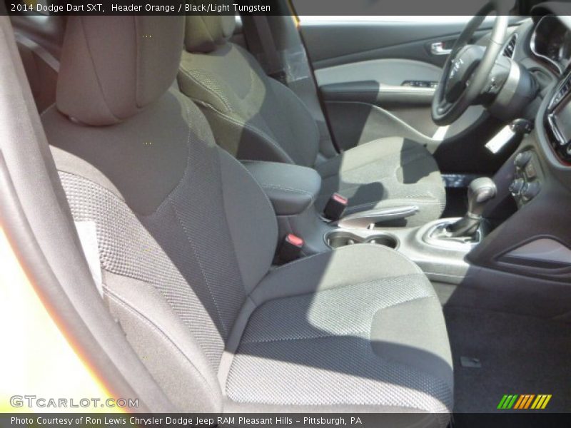 Header Orange / Black/Light Tungsten 2014 Dodge Dart SXT