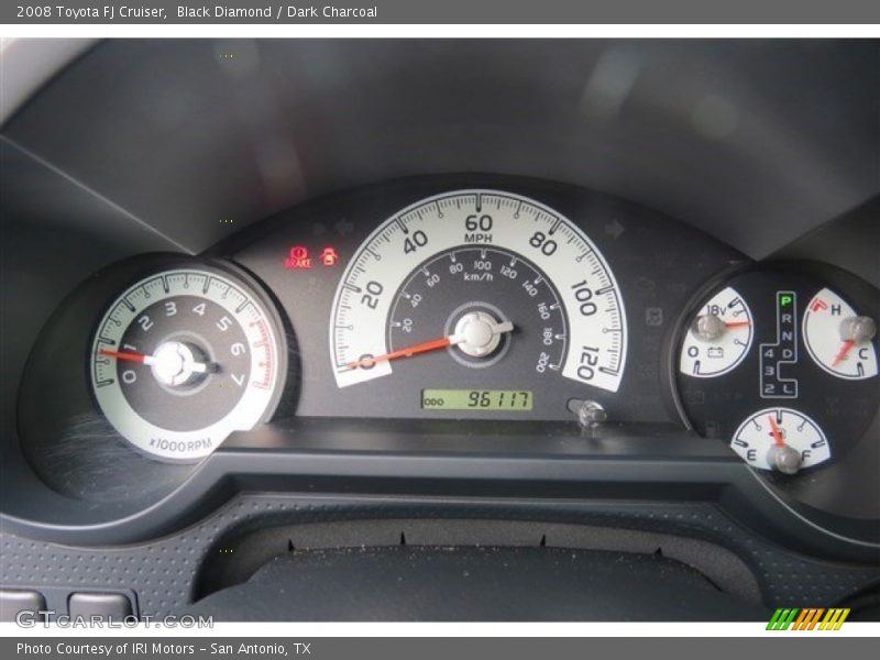 Black Diamond / Dark Charcoal 2008 Toyota FJ Cruiser