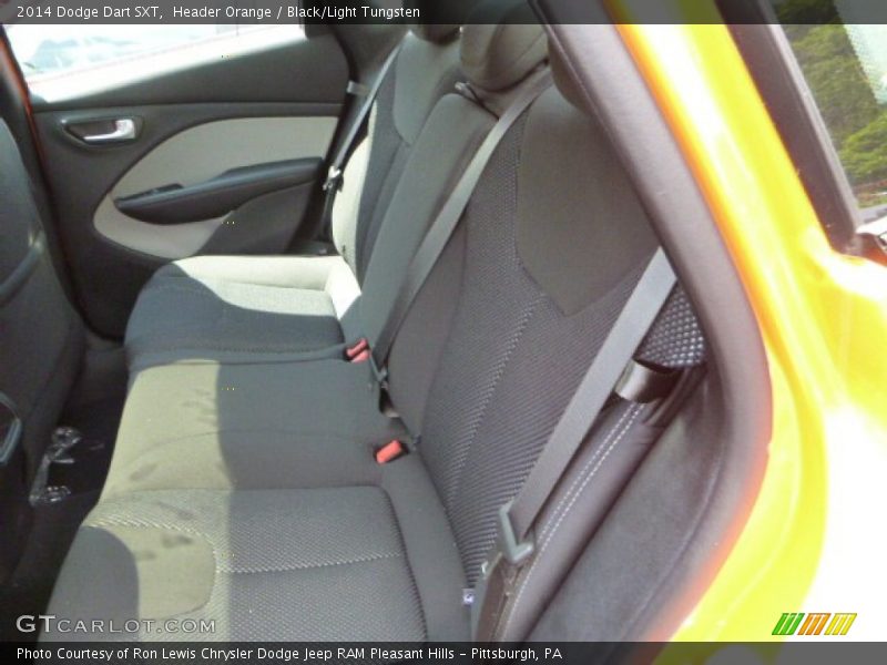 Header Orange / Black/Light Tungsten 2014 Dodge Dart SXT