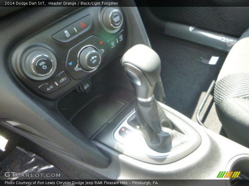 Header Orange / Black/Light Tungsten 2014 Dodge Dart SXT