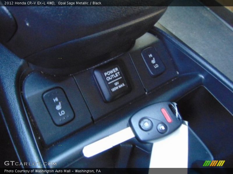 Opal Sage Metallic / Black 2012 Honda CR-V EX-L 4WD