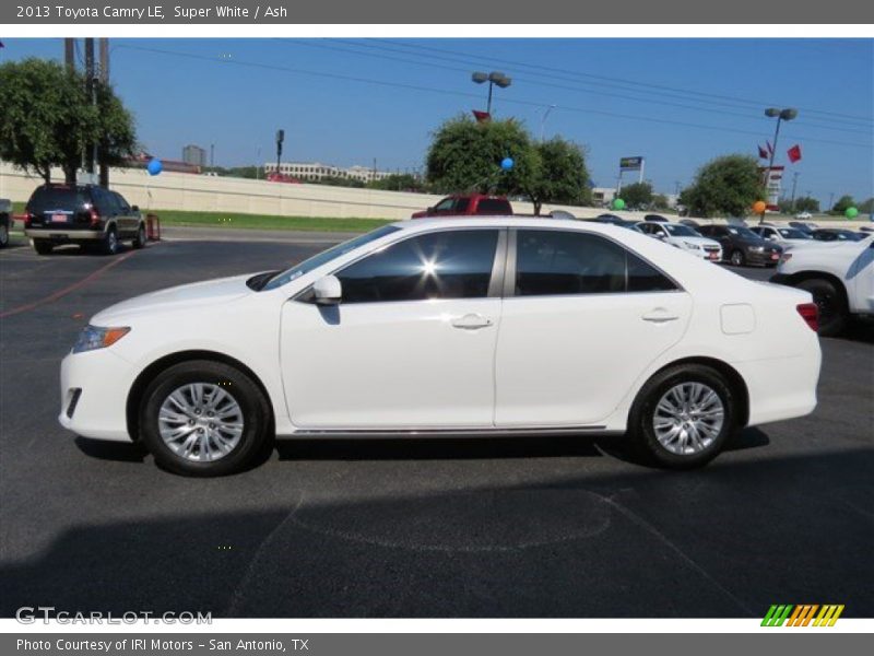 Super White / Ash 2013 Toyota Camry LE