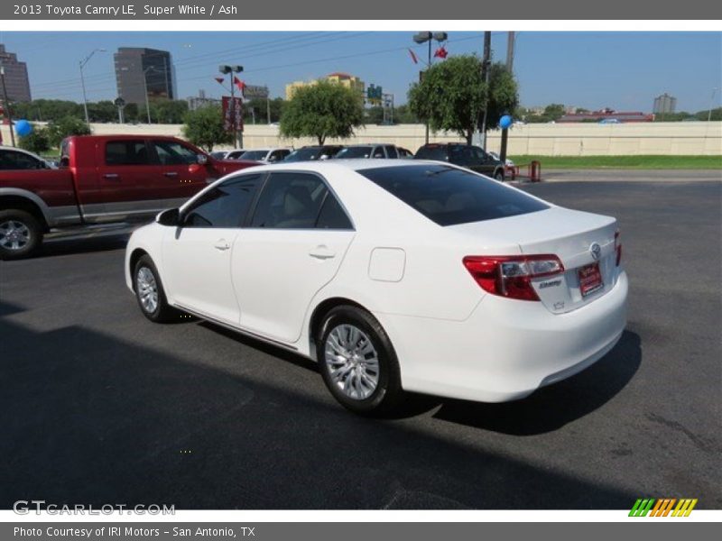 Super White / Ash 2013 Toyota Camry LE