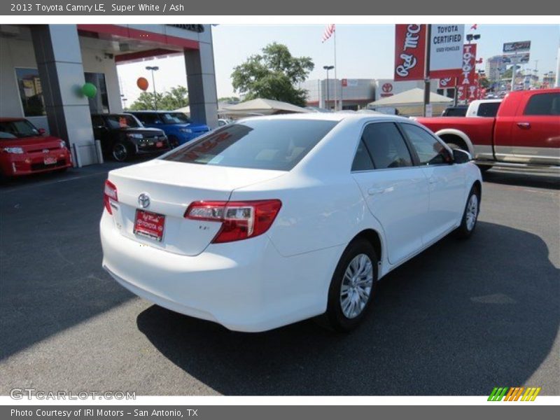 Super White / Ash 2013 Toyota Camry LE