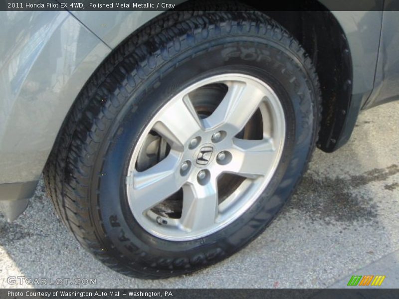 Polished Metal Metallic / Gray 2011 Honda Pilot EX 4WD