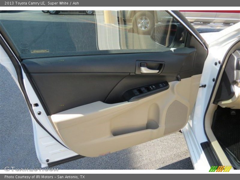 Super White / Ash 2013 Toyota Camry LE