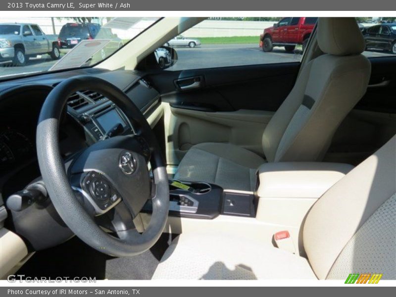 Super White / Ash 2013 Toyota Camry LE