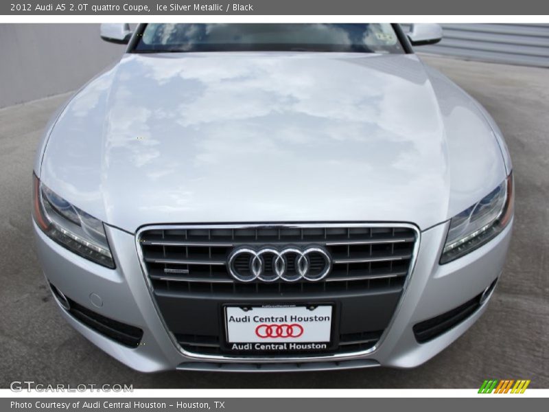 Ice Silver Metallic / Black 2012 Audi A5 2.0T quattro Coupe
