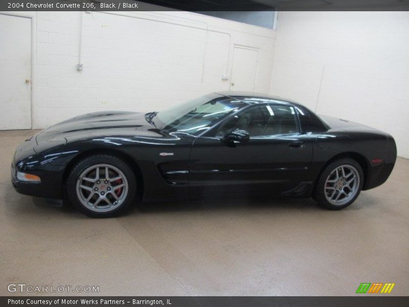 Black / Black 2004 Chevrolet Corvette Z06