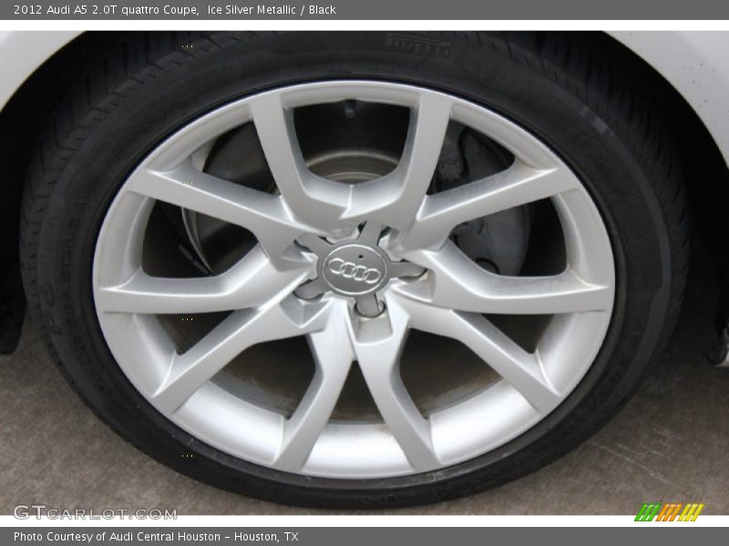 Ice Silver Metallic / Black 2012 Audi A5 2.0T quattro Coupe