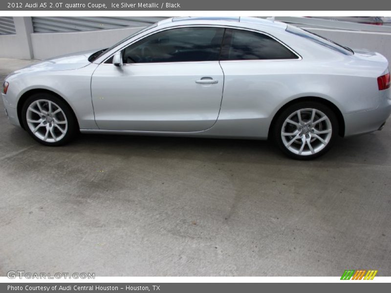 Ice Silver Metallic / Black 2012 Audi A5 2.0T quattro Coupe