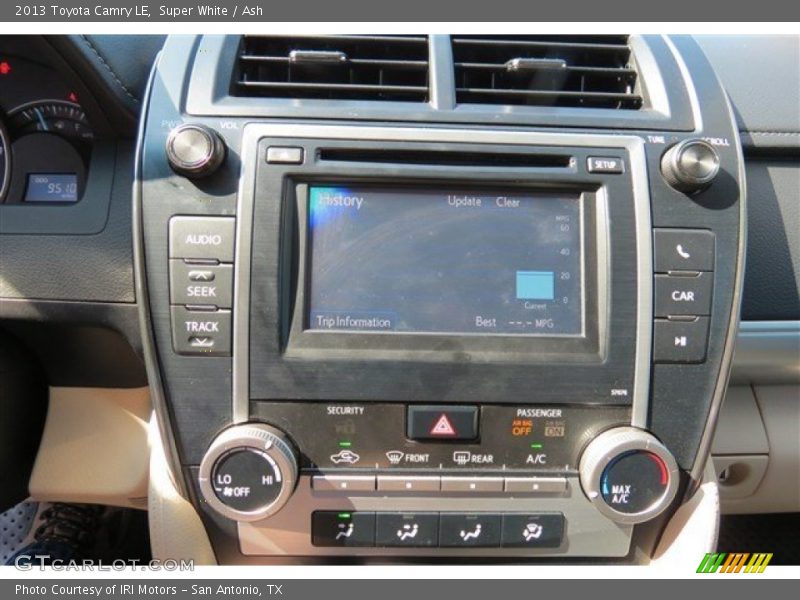 Super White / Ash 2013 Toyota Camry LE