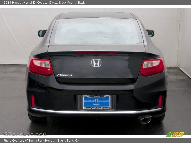 Crystal Black Pearl / Black 2014 Honda Accord EX Coupe