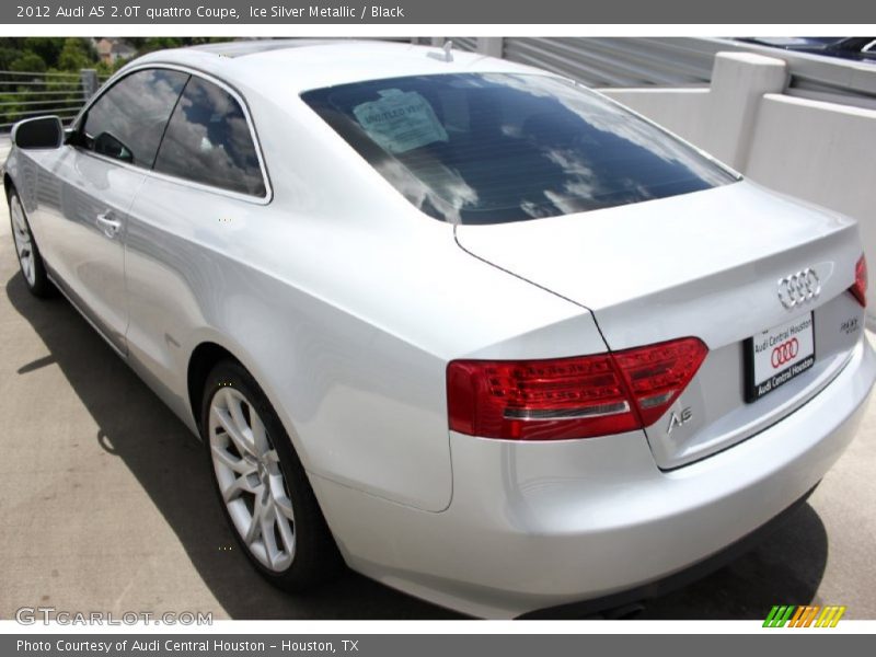 Ice Silver Metallic / Black 2012 Audi A5 2.0T quattro Coupe