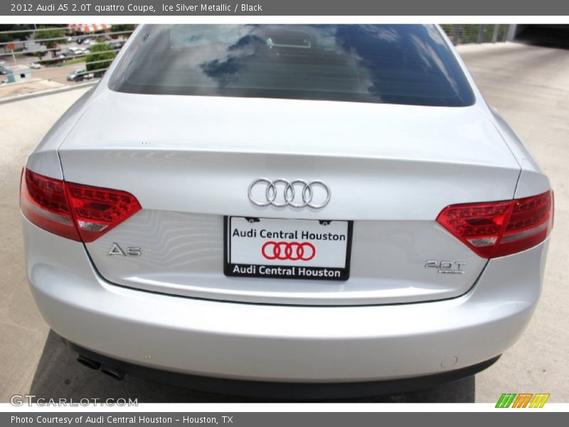 Ice Silver Metallic / Black 2012 Audi A5 2.0T quattro Coupe