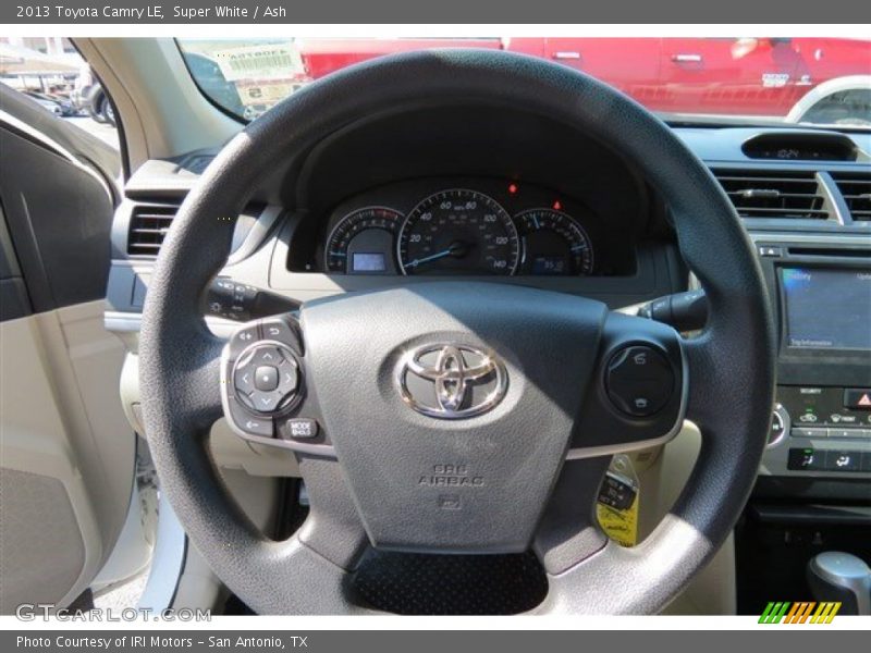 Super White / Ash 2013 Toyota Camry LE