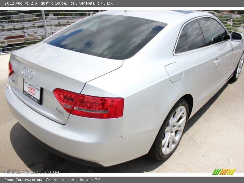 Ice Silver Metallic / Black 2012 Audi A5 2.0T quattro Coupe