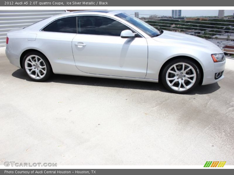 Ice Silver Metallic / Black 2012 Audi A5 2.0T quattro Coupe