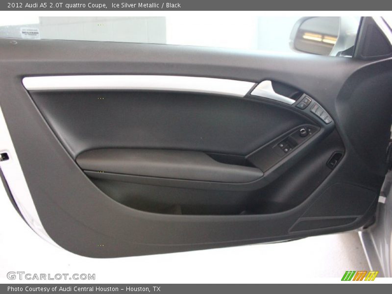 Ice Silver Metallic / Black 2012 Audi A5 2.0T quattro Coupe