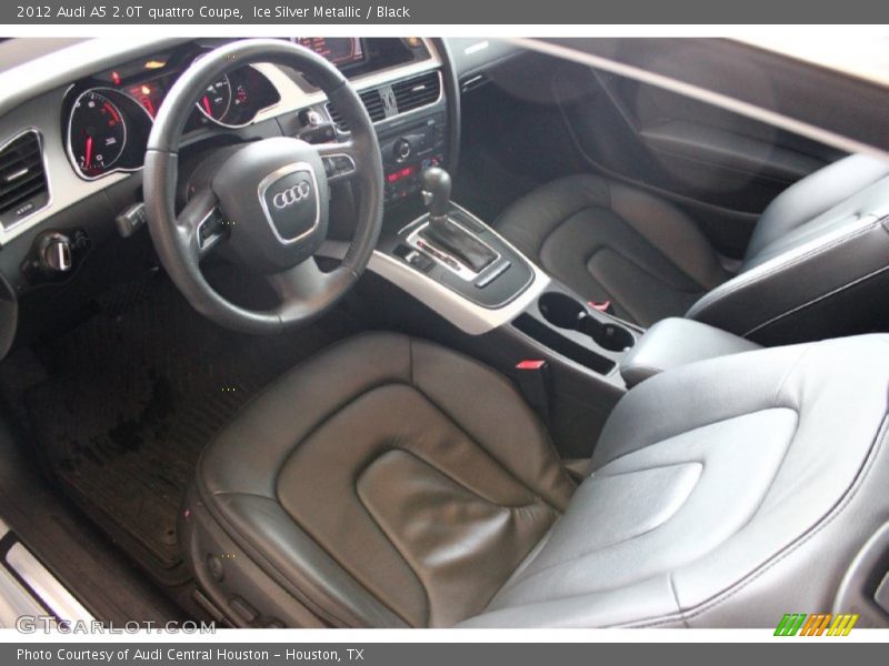 Ice Silver Metallic / Black 2012 Audi A5 2.0T quattro Coupe