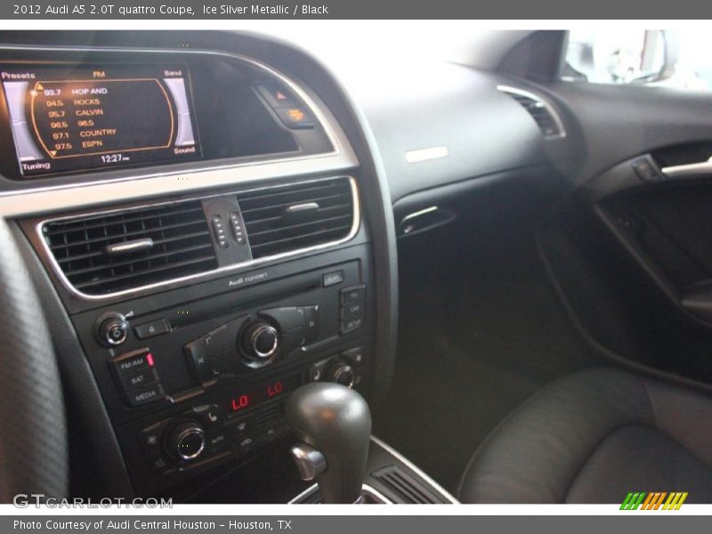 Ice Silver Metallic / Black 2012 Audi A5 2.0T quattro Coupe