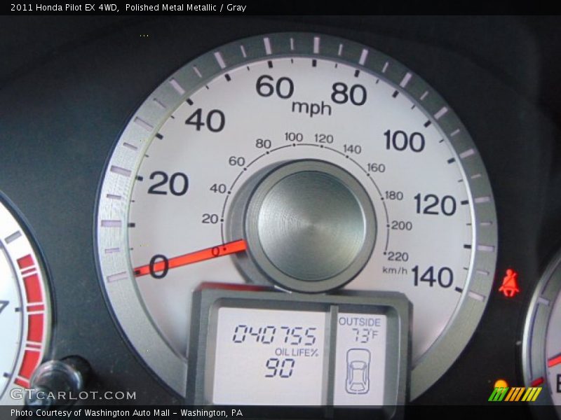 Polished Metal Metallic / Gray 2011 Honda Pilot EX 4WD