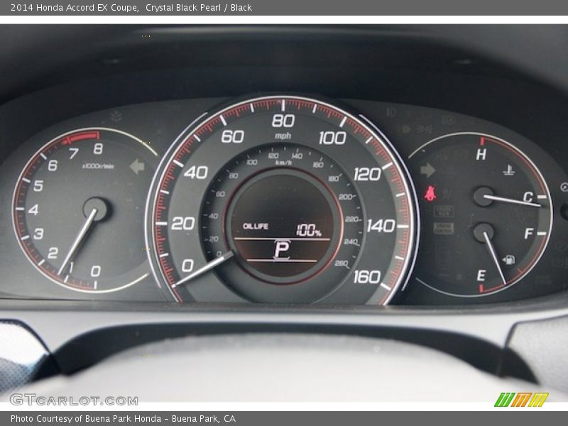 Crystal Black Pearl / Black 2014 Honda Accord EX Coupe