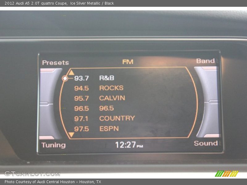 Ice Silver Metallic / Black 2012 Audi A5 2.0T quattro Coupe