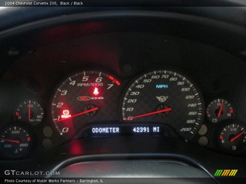 Black / Black 2004 Chevrolet Corvette Z06